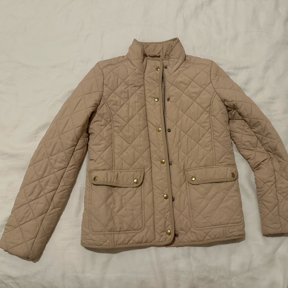 J Crew quilted jacket